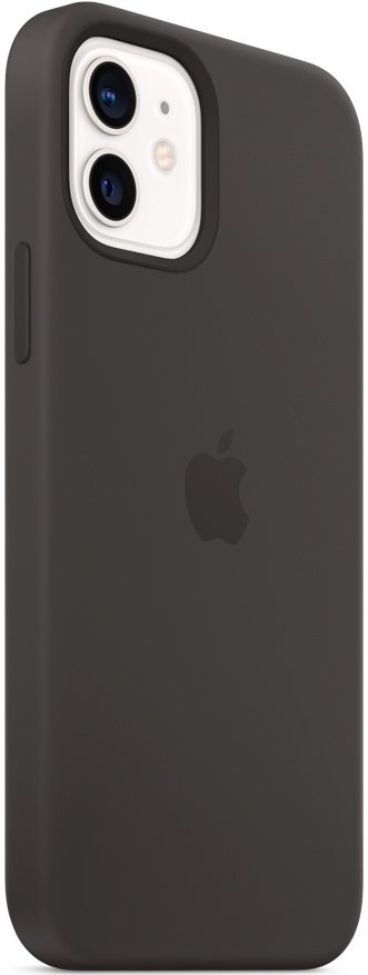 Чехол Apple для iPhone 12/12 Pro Silicone Case with MagSafe (черный)